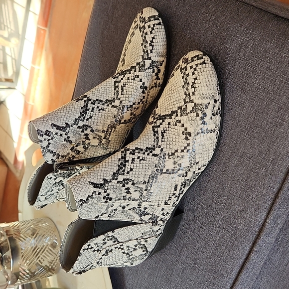 Circus by Sam Edelman Pipper Snakeskin Booties - Picture 2 of 12